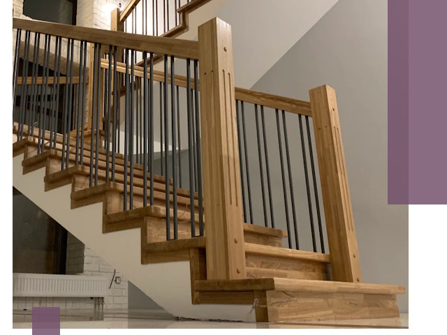 Реставрация деревянных и металлических лестниц в Касимах