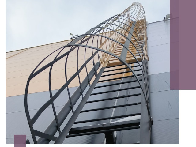 Изготовление и монтаж пожарных лестниц в Касимах профессионально