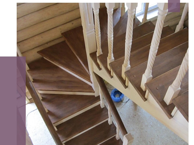 Реставрация деревянных лестниц в Касимах от 4567 руб.