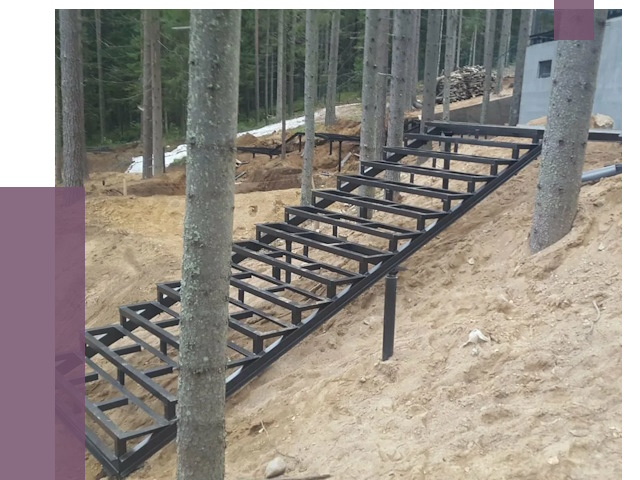 Монтаж металлических лестниц в Касимах от 14408 руб. 