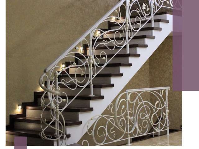 Кованые лестницы под ключ в Касимах — изготовление и монтаж