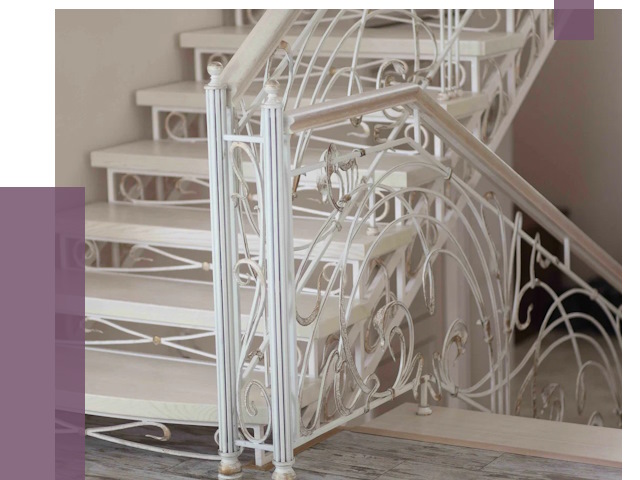 Изготовление кованых лестниц на заказ в Касимах от 92429 руб. | ПРОЛЁТ-Ксм