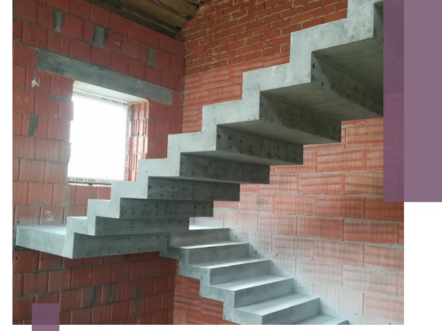 Бетонные лестницы под ключ в Касимах: монтаж, демонтаж, ремонт