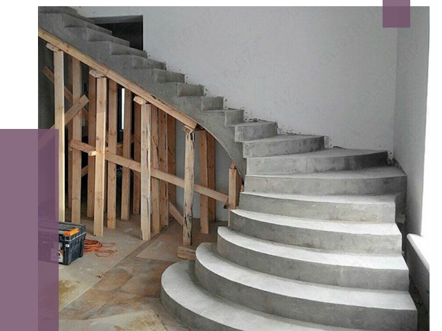Изготовление бетонных лестниц под ключ в Касимах от 21204 руб. | ПРОЛЁТ-Ксм