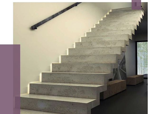 Облицовка бетонных лестниц в Касимах от 4893 руб/м2 