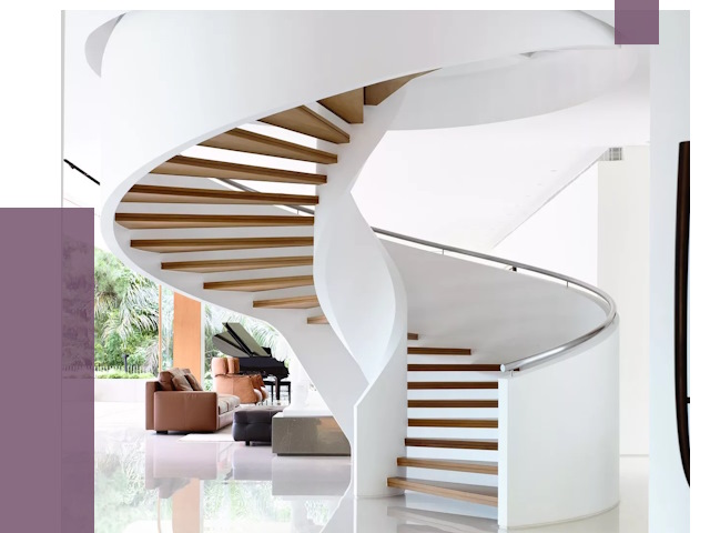 Винтовые лестницы в Касимах под ключ от 51652 руб. | ПРОЛЁТ-Ксм