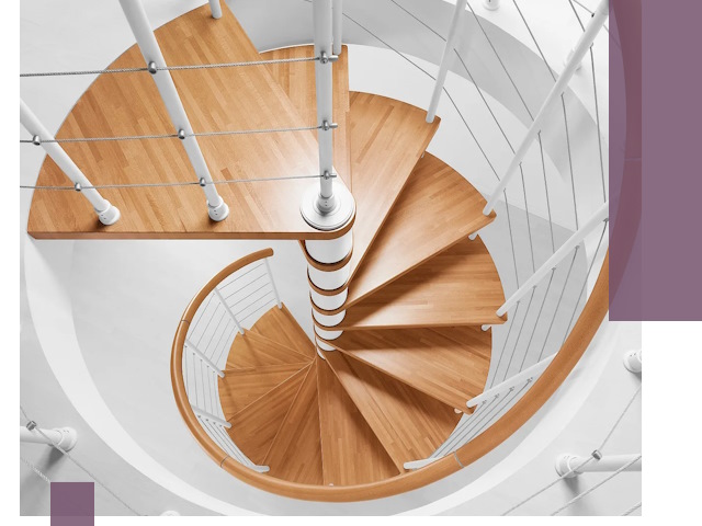 Изготовление винтовых лестниц под ключ в Касимах