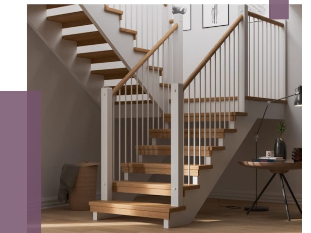 Маршевые лестницы в Касимах от 40506 руб. — монтаж | ПРОЛЁТ-Ксм