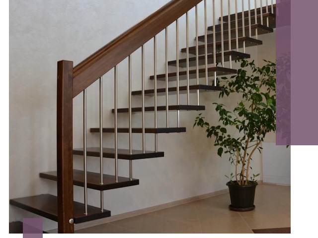 Лестницы на больцах под ключ в Касимах – изготовление и монтаж