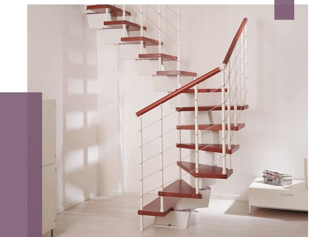 Изготовление лестниц на больцах в Касимах от 10330 руб. | ПРОЛЁТ-Ксм