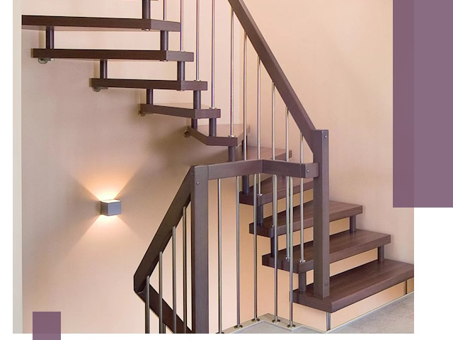 Изготовление лестниц на больцах в Касимах под ключ