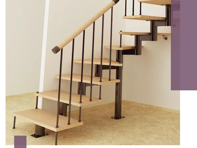 Монтаж лестниц на больцах в Касимах — быстро и надежно