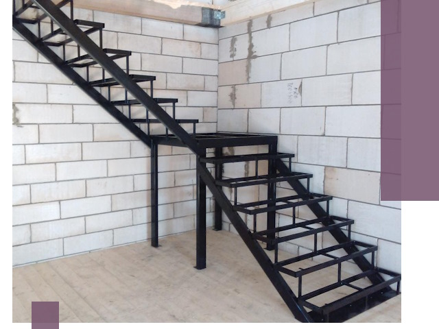 Лестницы на металлокаркасе под ключ в Касимах — изготовление и монтаж