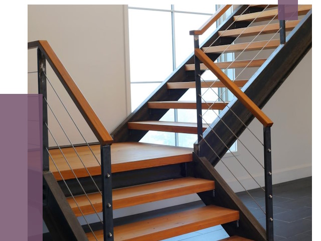 Изготовление лестниц на металлокаркасе в Касимах от 20117 руб. | ПРОЛЁТ-Ксм