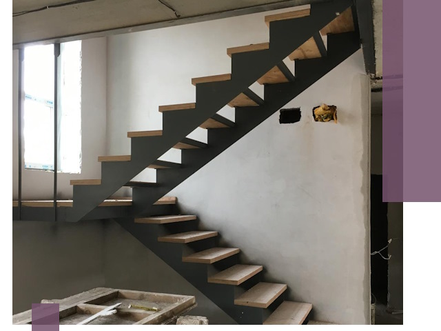 Изготовление лестниц на металлокаркасе в Касимах от производителя