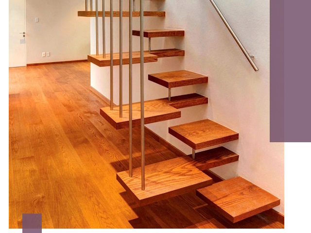 Лестницы «гусиный шаг» на заказ в Касимах для узких пространств