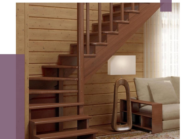 Лестницы эконом класса в Касимах от 19410 руб. бюджетные решения