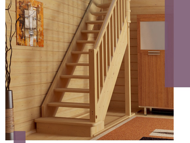 Лестницы эконом класса под ключ в Касимах — недорого и быстро