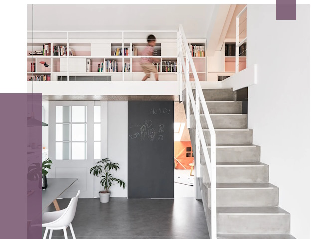 Лестницы для двухуровневой квартиры в Касимах от 187577 руб. | ПРОЛЁТ-Ксм