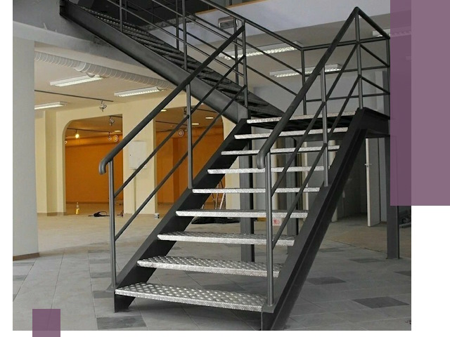 Лестницы для офиса в Касимах: изготовление, монтаж, демонтаж