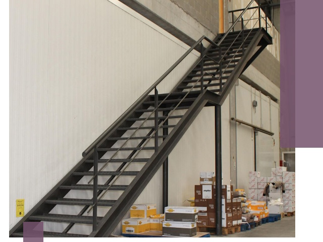 Лестницы для производства в Касимах — изготовление и монтаж