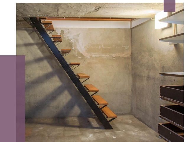 Лестницы в подвал в Касимах от 13973 руб. — монтаж | ПРОЛЁТ-Ксм