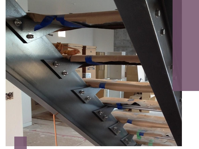 Усиление лестничных конструкций и усиление опор в Касимах