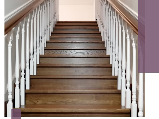 Лестницы из ясеня на заказ в Касимах — изготовление и монтаж