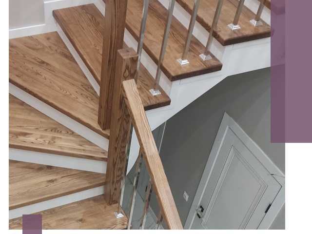 Обшивка металлических лестниц под ключ в Касимах