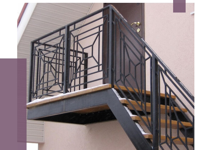 Металлические перила в Касимах от 4567 руб.  | ПРОЛЁТ-Ксм