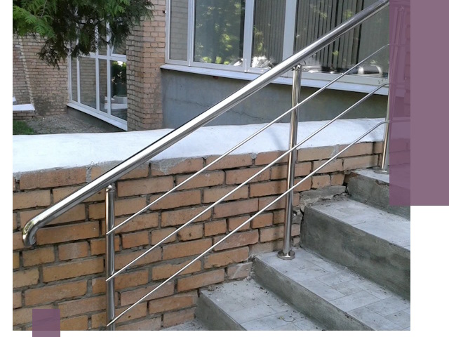 Перила из нержавеющей стали высокого качества в Касимах