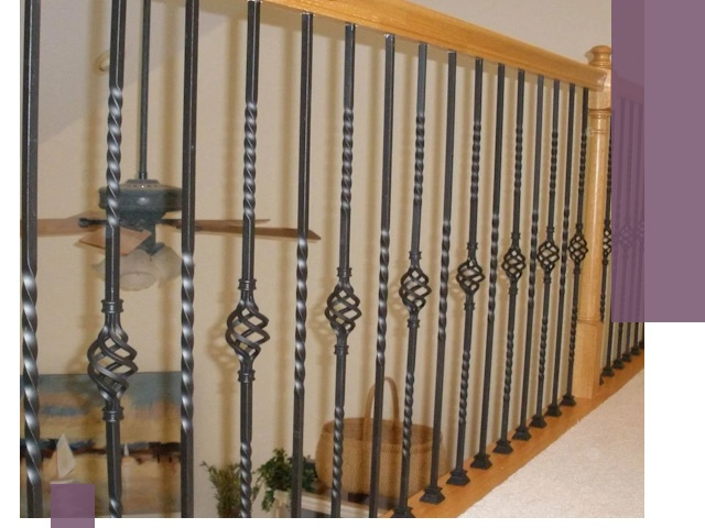 Изготовление и монтаж кованных перил в Касимах под ключ
