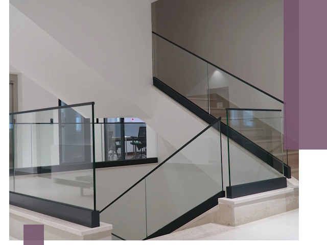 Стеклянные перила премиум-класса с установкой в Касимах