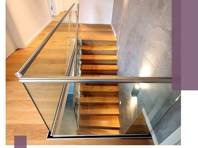 Перила для лестницы в доме — изготовление и монтаж в Касимах