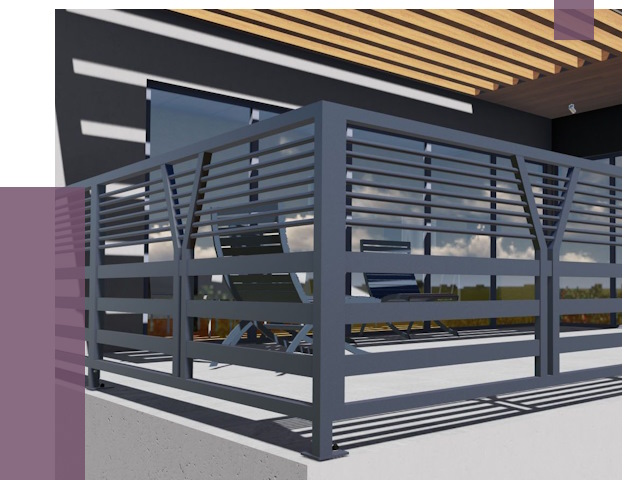 Изготовление балконных ограждений в Касимах от 11418 руб. | ПРОЛЁТ-Ксм