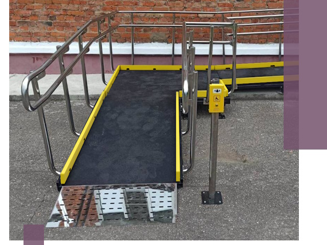 Изготовление наклонных пандусов для инвалидов в Касимах