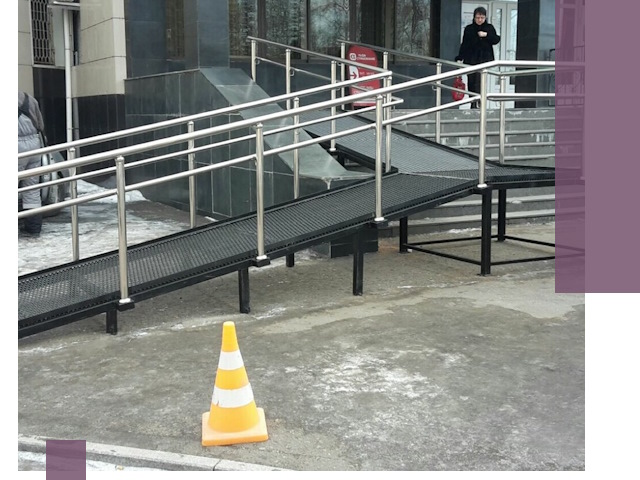 Стационарные пандусы под ключ в Касимах — изготовление и монтаж