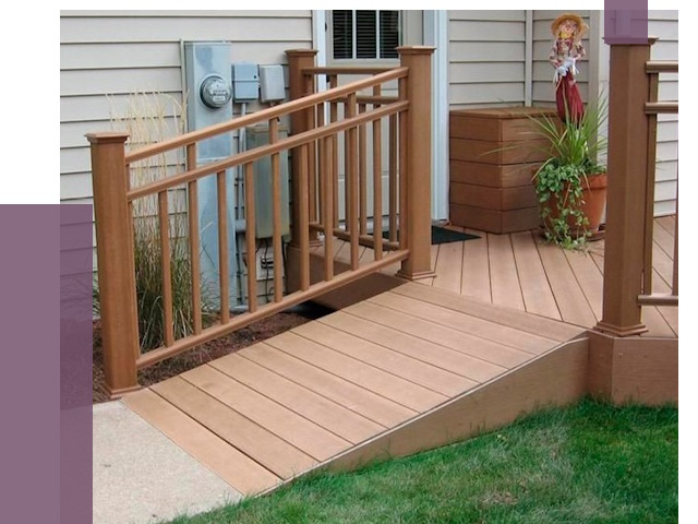 Пандус на крыльцо в Касимах под ключ от 8264 руб.