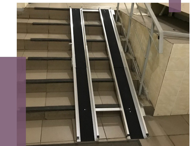 Установка пандуса в подъезд в Касимах от 8482 руб. под ключ | ПРОЛЁТ-Ксм