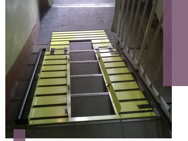 Профессиональный монтаж пандуса в подъезд в Касимах