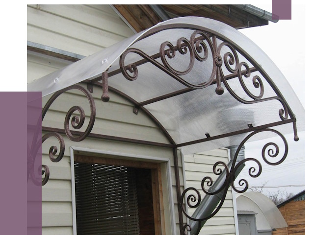 Изготовление козырьков в Касимах от 7829 руб. — заказать | ПРОЛЁТ-Ксм