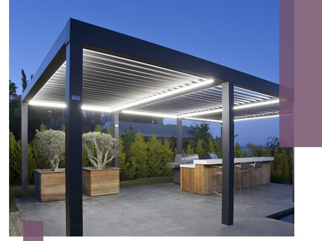 Навесы отдельно стоящие под ключ в Касимах из металла и поликарбоната