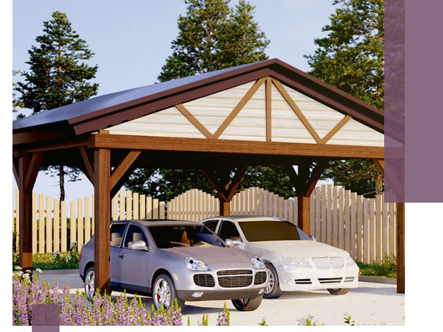 Навесы для автомобиля в Касимах — изготовление и монтаж