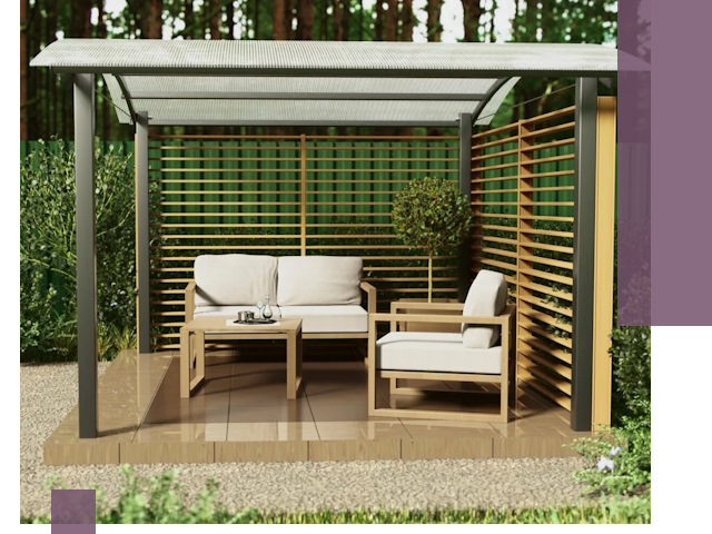 Навесы для дачи в Касимах: изготовление, монтаж и демонтаж