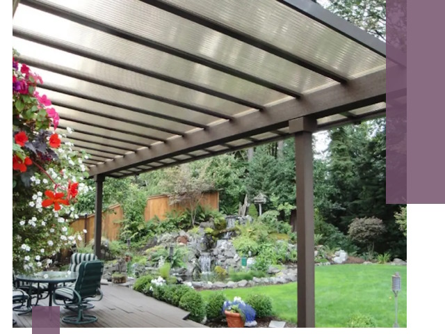 Навесы из поликарбоната под ключ в Касимах быстро и надёжно