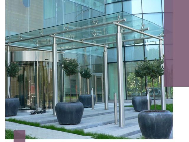 Навесы из стекла на заказ в Касимах — монтаж и установка