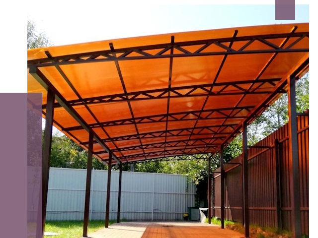 Односкатные навесы под ключ в Касимах от 13973 руб. 