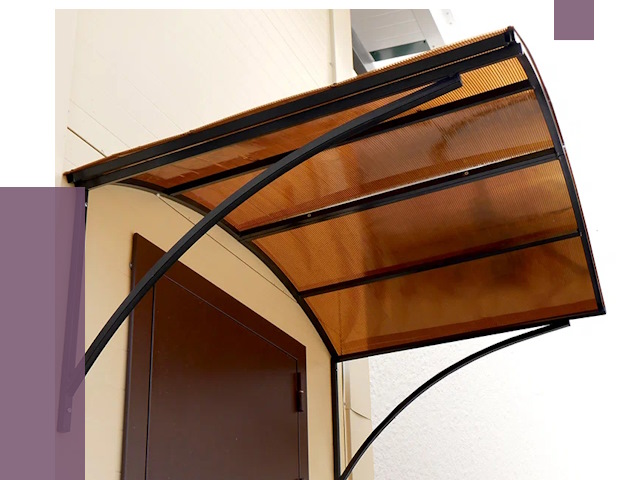 Недорогие козырьки в Касимах от 8069 руб.  | ПРОЛЁТ-Ксм