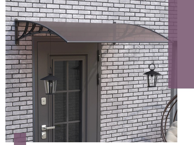 Недорогие козырьки и навесы под ключ в Касимах