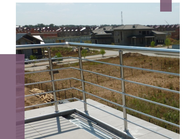 Парапеты из нержавеющей стали в Касимах от 8482 руб. за м² | ПРОЛЁТ-Ксм